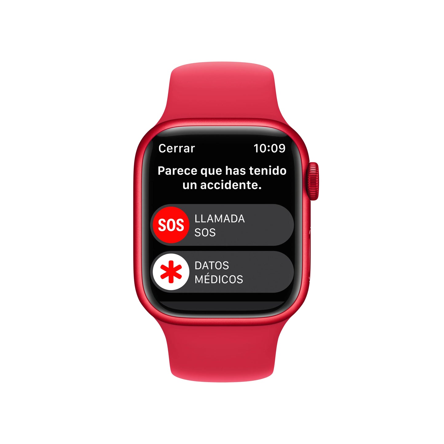 Apple Watch Series 8 (GPS) - Caja de aluminio (PRODUCT)RED de 41 mm - Correa deportiva (PRODUCT)RED - Talla única